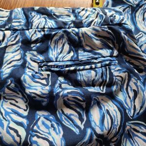 Lilly Pulitzer Size 2 Women's Keliani Stretch Pants High Tide Navy Sophisticated